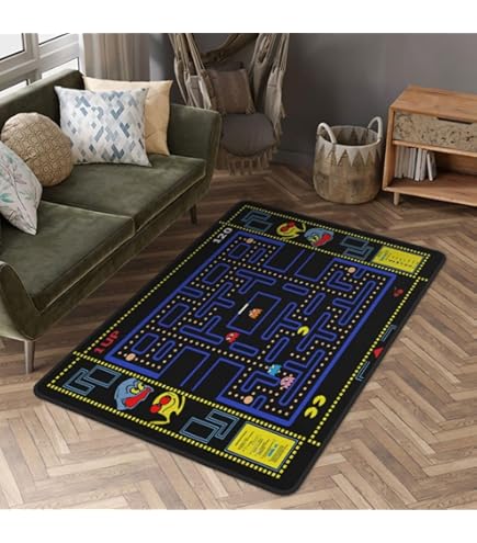 Amazon.com: Classic Arcade Games Rug Retro 90s Arcade Theater